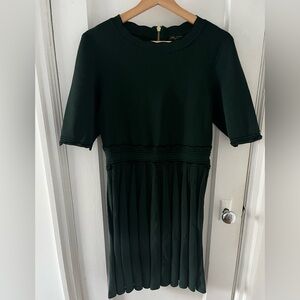 Ted Baker Forest Green Dorlean Skater Dress